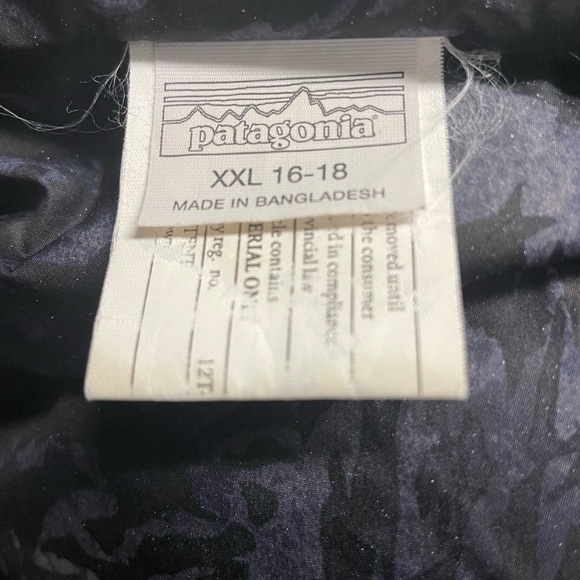 Patagonia Boys puffer jacket size xxl - Picture 5 of 8